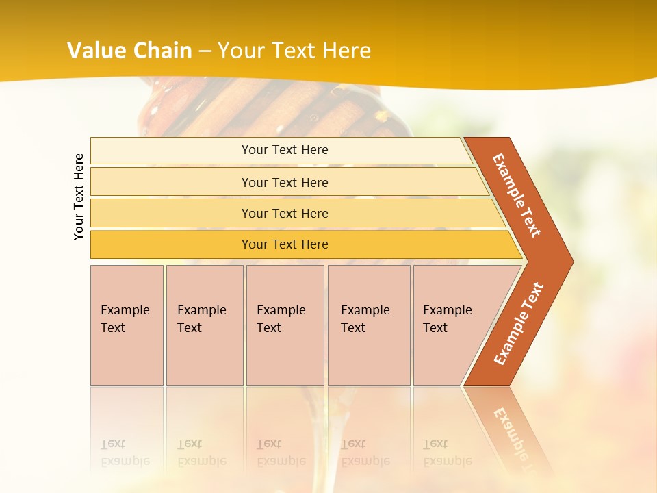 Sweet Shape Yellow PowerPoint Template