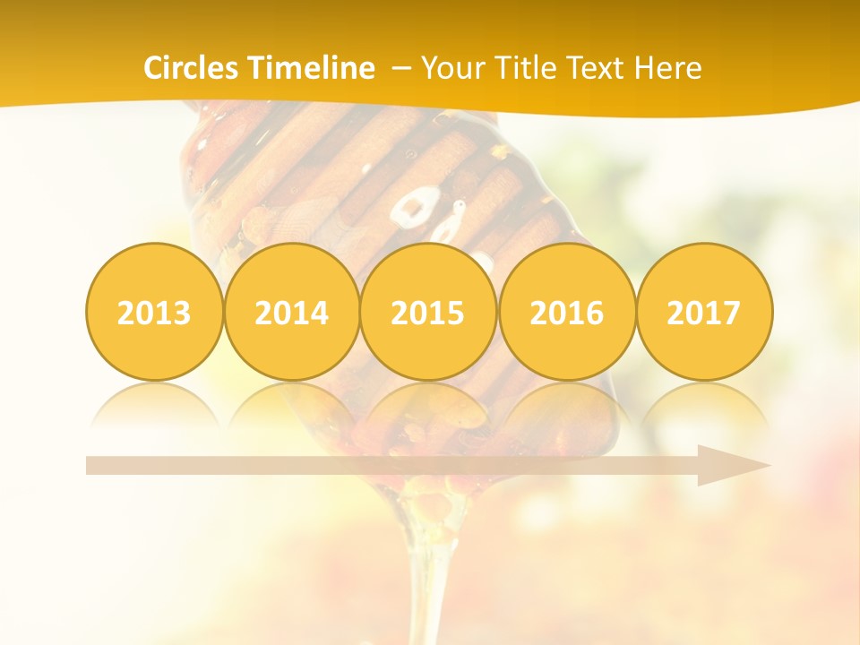 Sweet Shape Yellow PowerPoint Template