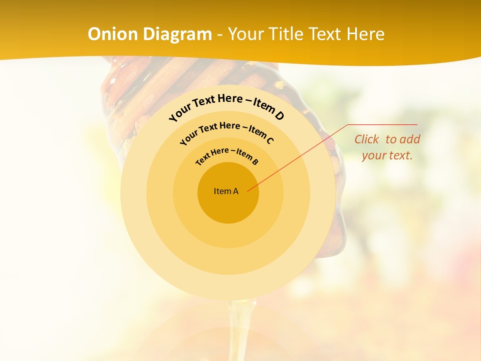 Sweet Shape Yellow PowerPoint Template