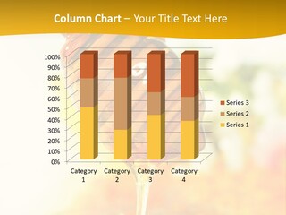 Sweet Shape Yellow PowerPoint Template