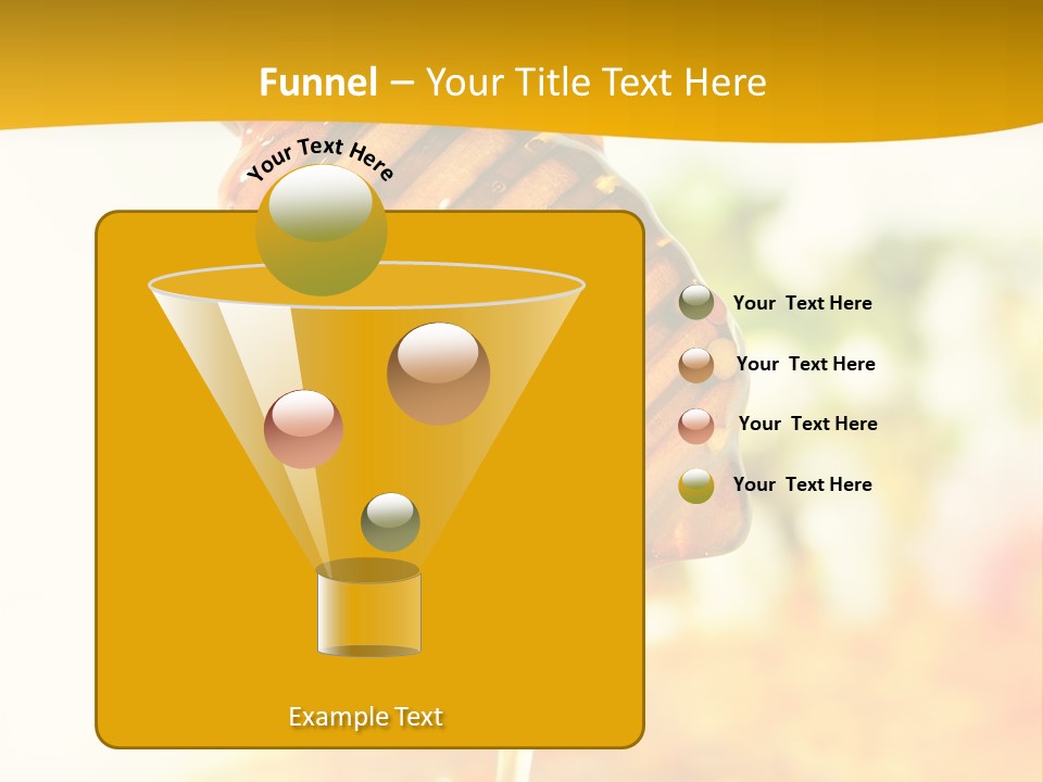 Sweet Shape Yellow PowerPoint Template