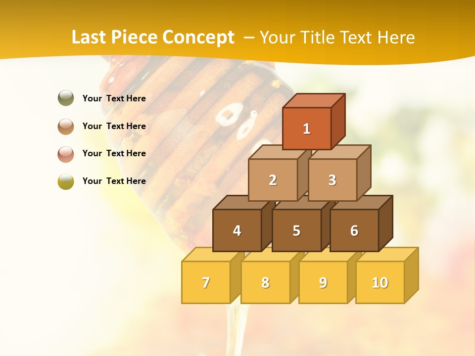Sweet Shape Yellow PowerPoint Template