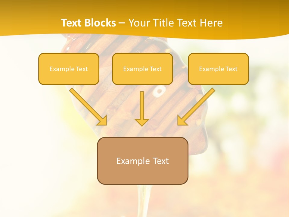 Sweet Shape Yellow PowerPoint Template