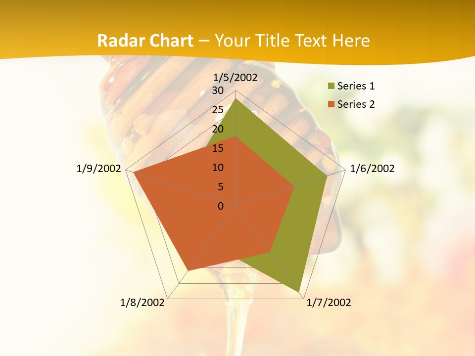 Sweet Shape Yellow PowerPoint Template