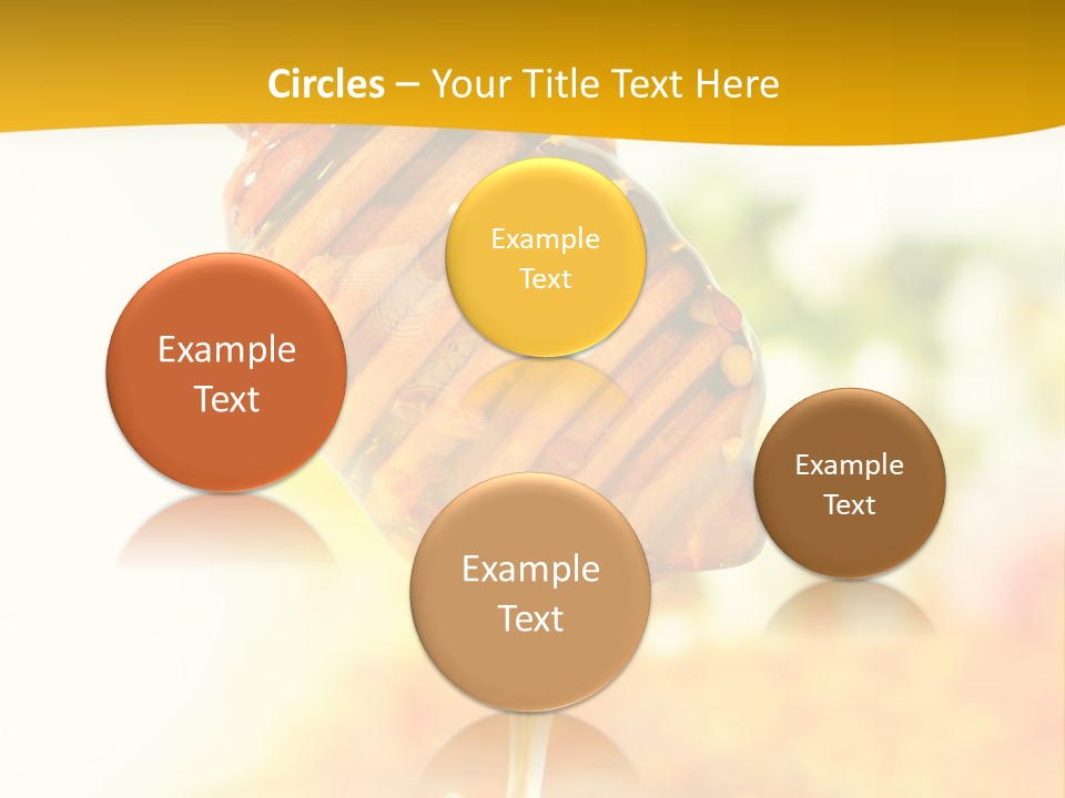 Sweet Shape Yellow PowerPoint Template