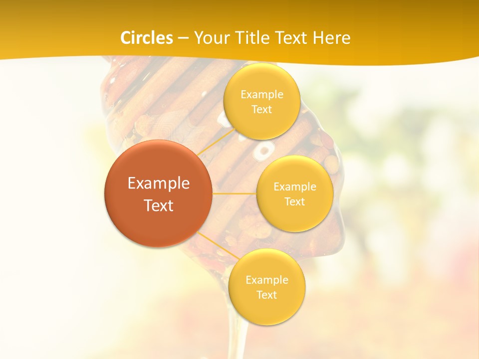 Sweet Shape Yellow PowerPoint Template