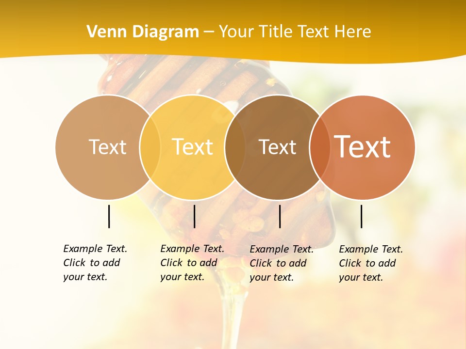 Sweet Shape Yellow PowerPoint Template