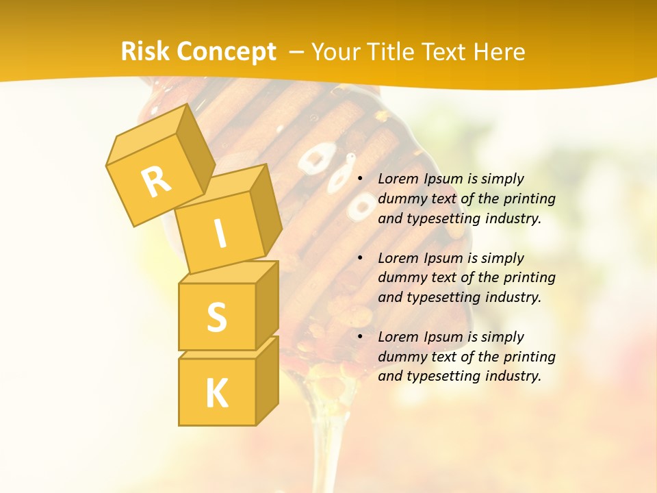 Sweet Shape Yellow PowerPoint Template