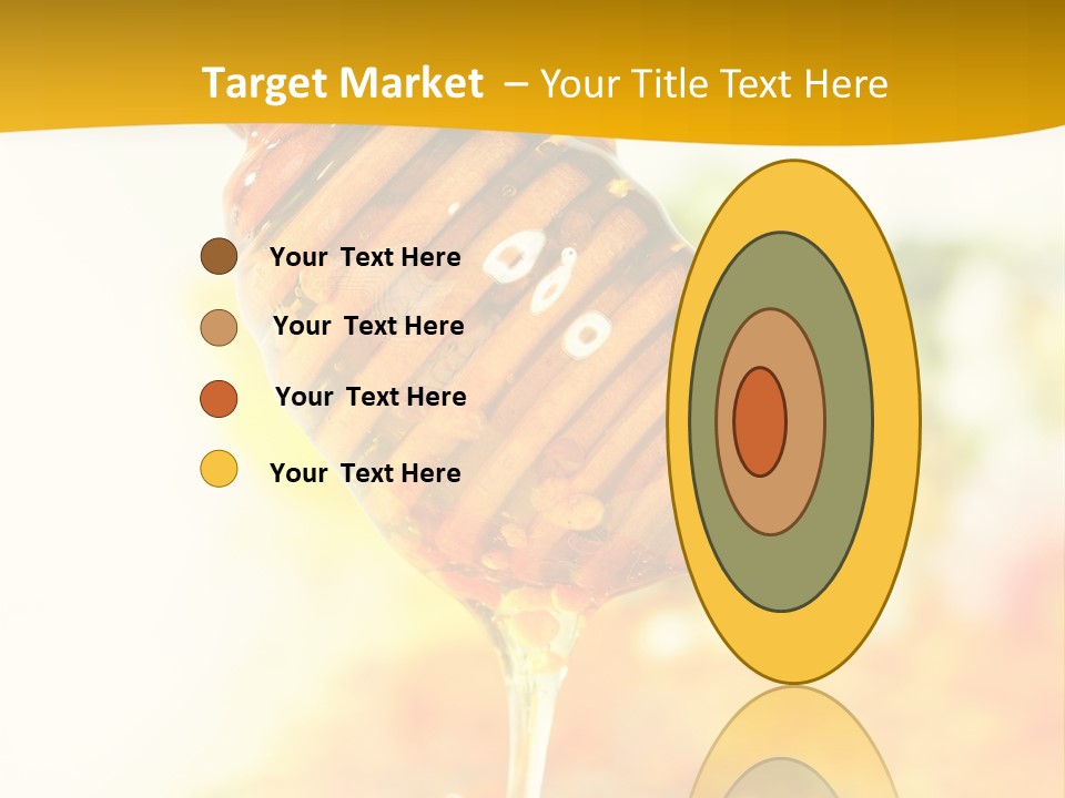 Sweet Shape Yellow PowerPoint Template