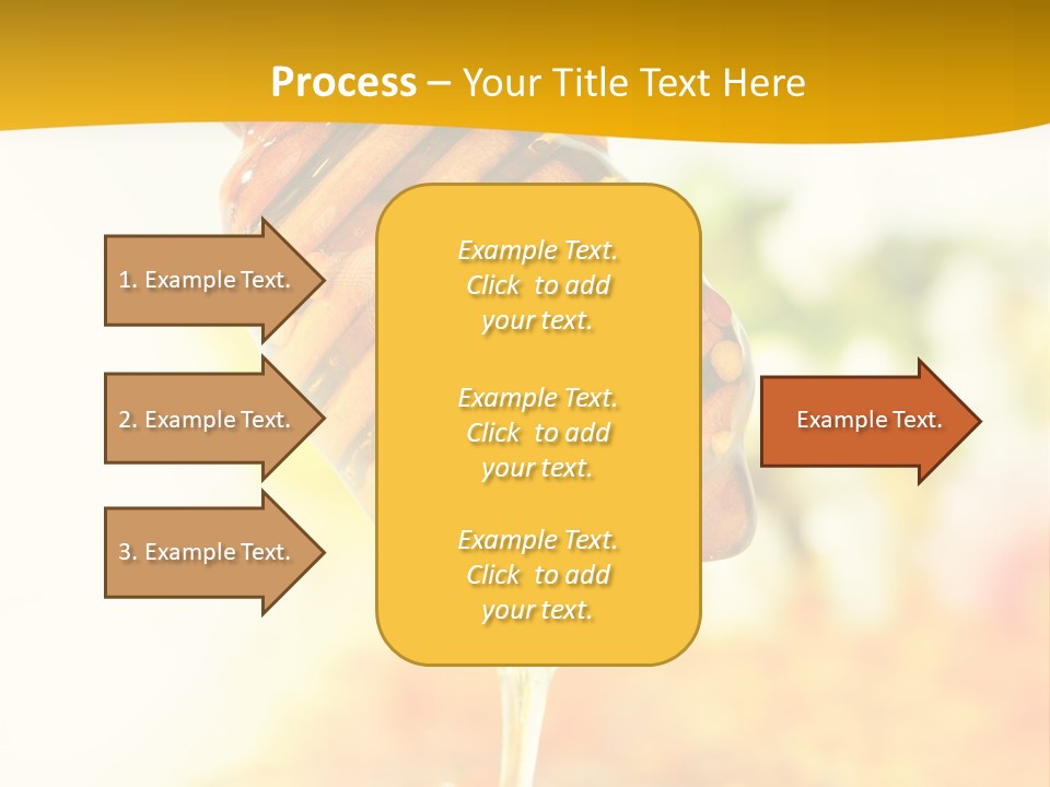 Sweet Shape Yellow PowerPoint Template