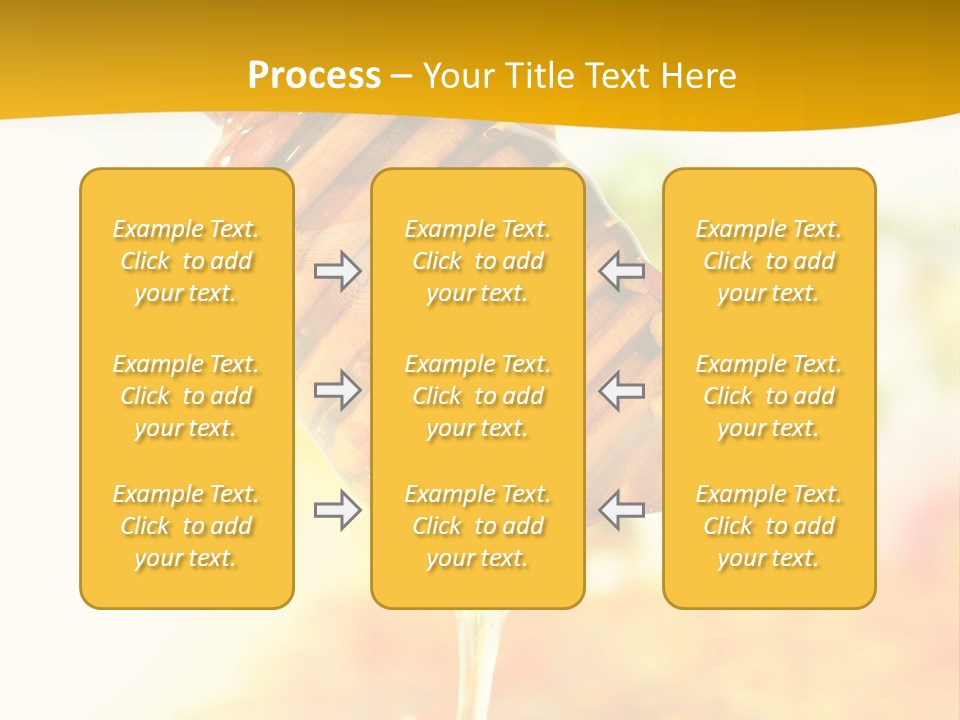 Sweet Shape Yellow PowerPoint Template
