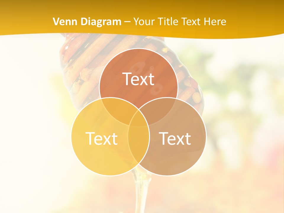 Sweet Shape Yellow PowerPoint Template