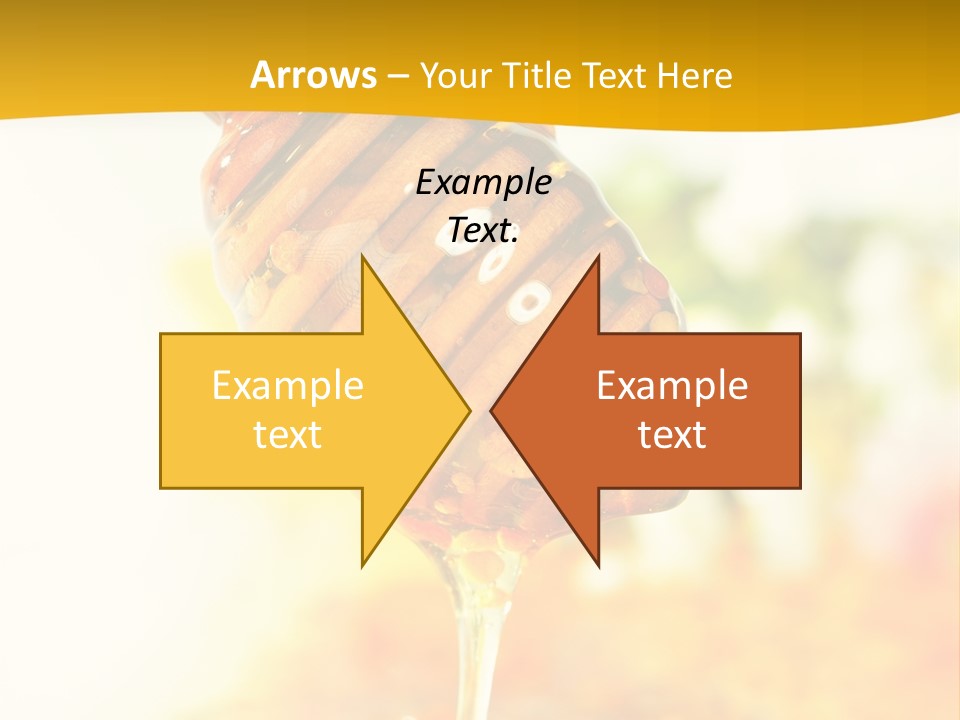 Sweet Shape Yellow PowerPoint Template