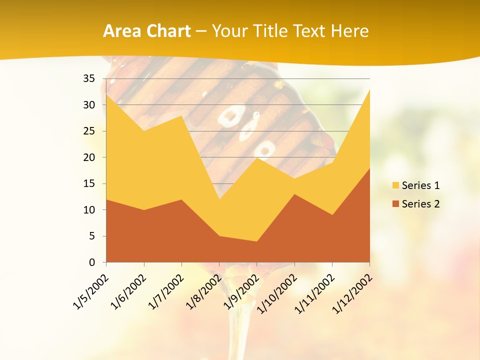 Sweet Shape Yellow PowerPoint Template