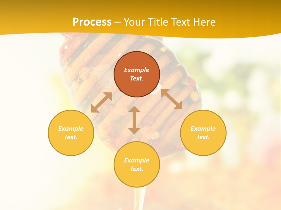 Sweet Shape Yellow PowerPoint Template