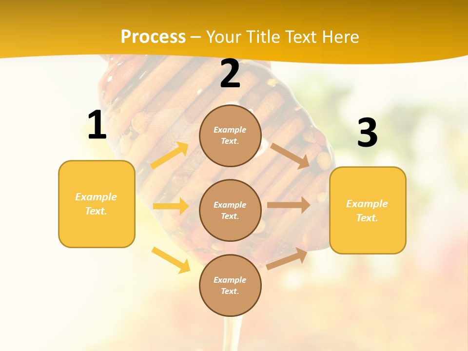Sweet Shape Yellow PowerPoint Template