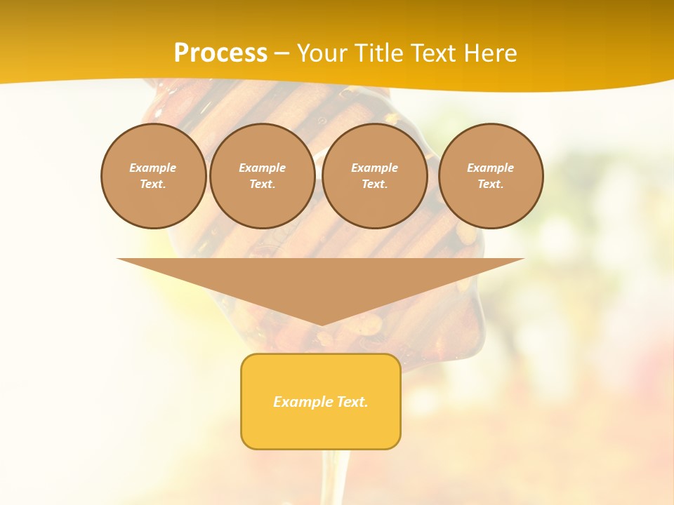 Sweet Shape Yellow PowerPoint Template