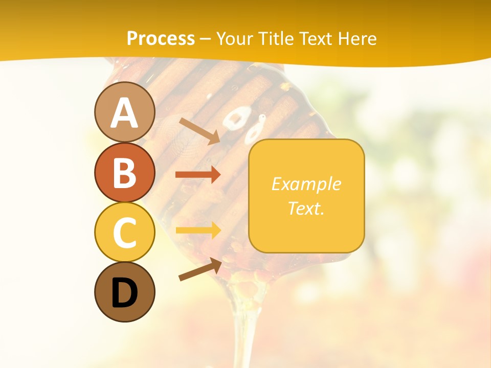 Sweet Shape Yellow PowerPoint Template