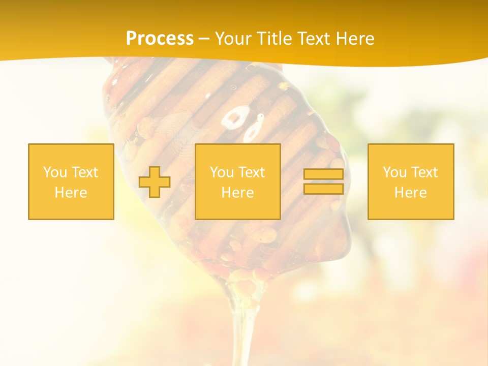 Sweet Shape Yellow PowerPoint Template
