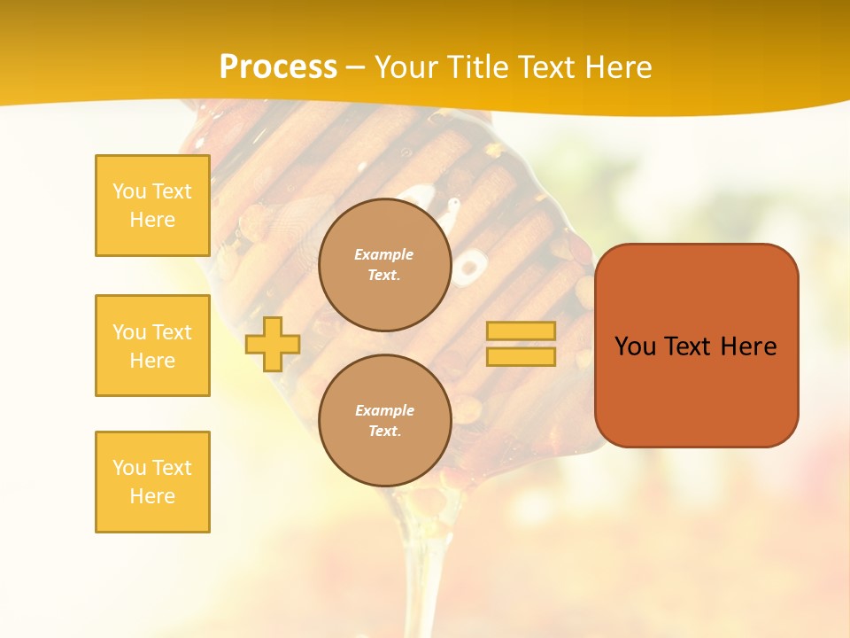 Sweet Shape Yellow PowerPoint Template