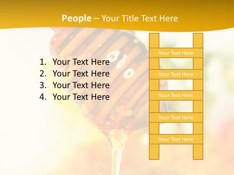 Sweet Shape Yellow PowerPoint Template