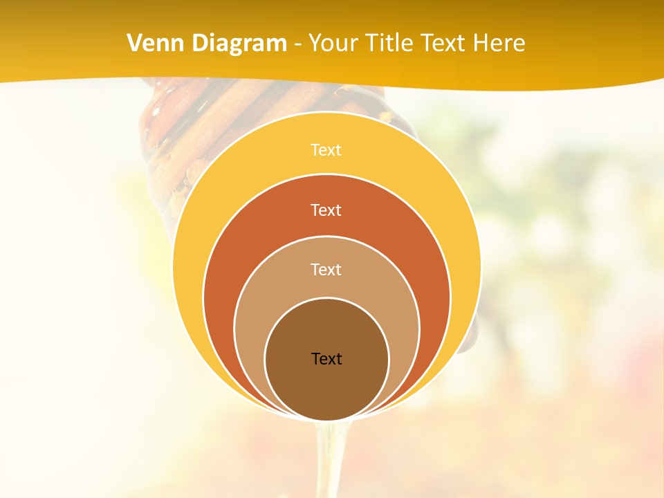 Sweet Shape Yellow PowerPoint Template