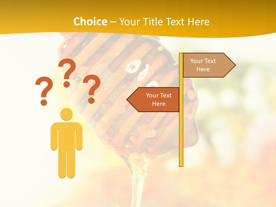 Sweet Shape Yellow PowerPoint Template