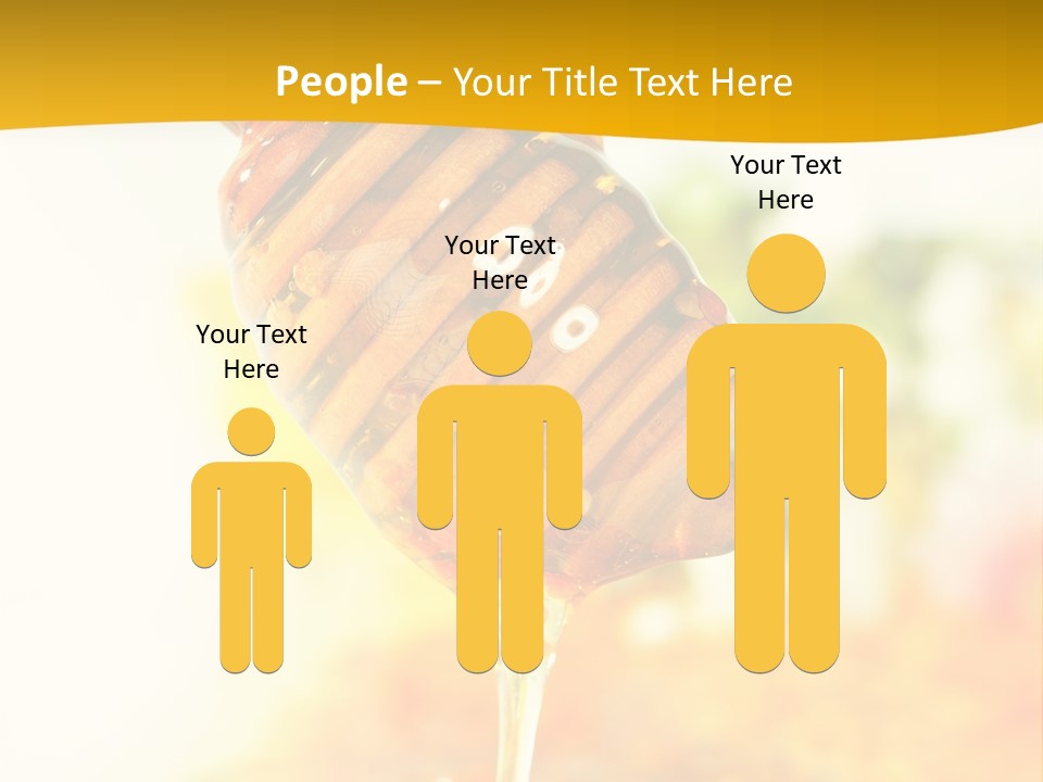 Sweet Shape Yellow PowerPoint Template