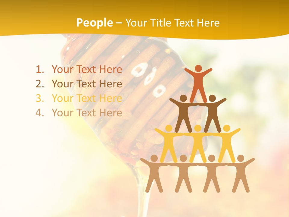 Sweet Shape Yellow PowerPoint Template