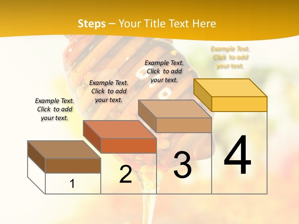 Sweet Shape Yellow PowerPoint Template