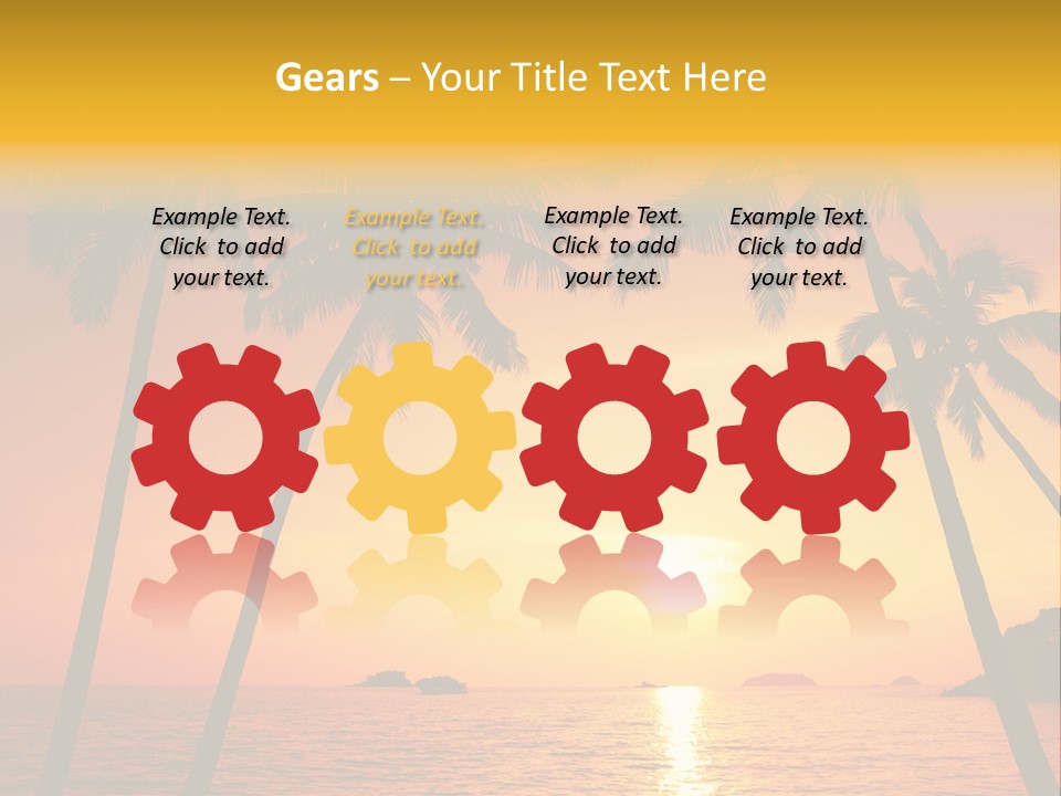 Landscape Island Tropical PowerPoint Template