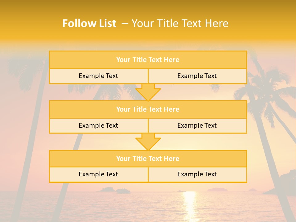 Landscape Island Tropical PowerPoint Template