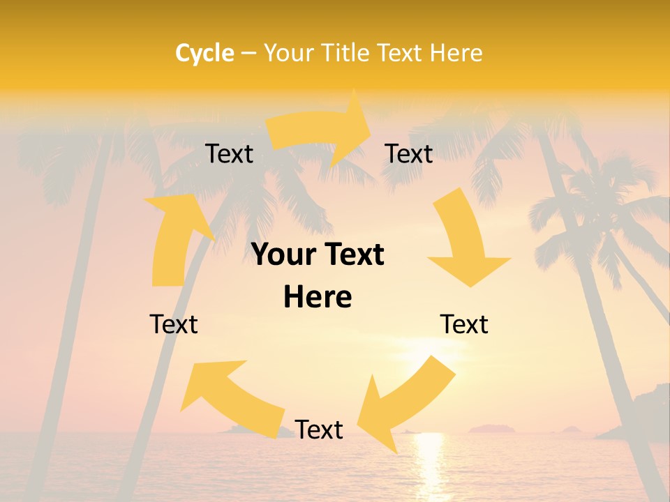 Landscape Island Tropical PowerPoint Template