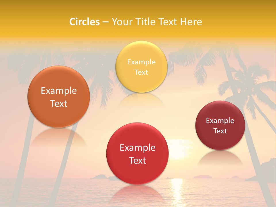 Landscape Island Tropical PowerPoint Template