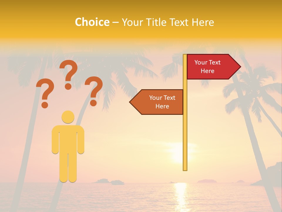 Landscape Island Tropical PowerPoint Template