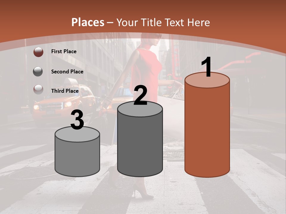 Female Bag Rich PowerPoint Template