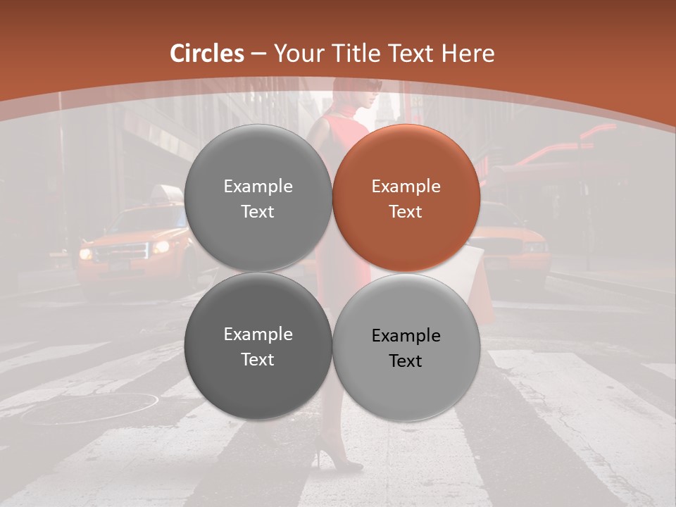 Female Bag Rich PowerPoint Template