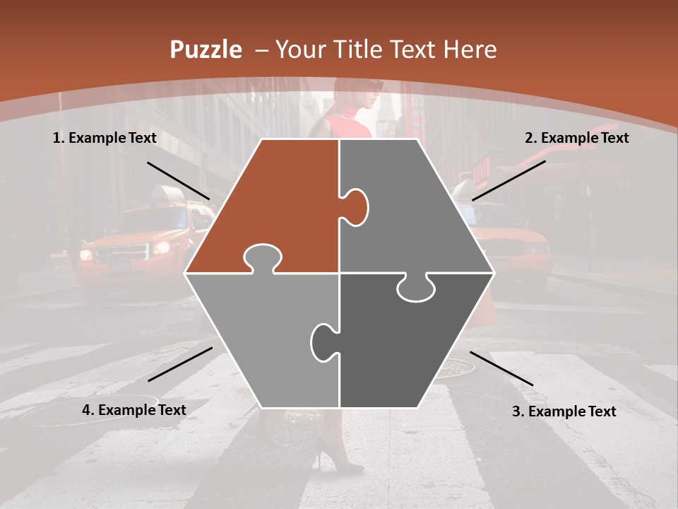 Female Bag Rich PowerPoint Template