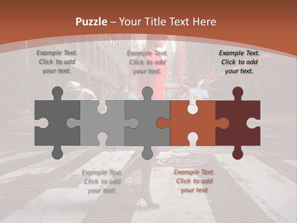 Female Bag Rich PowerPoint Template