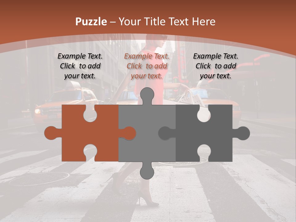 Female Bag Rich PowerPoint Template