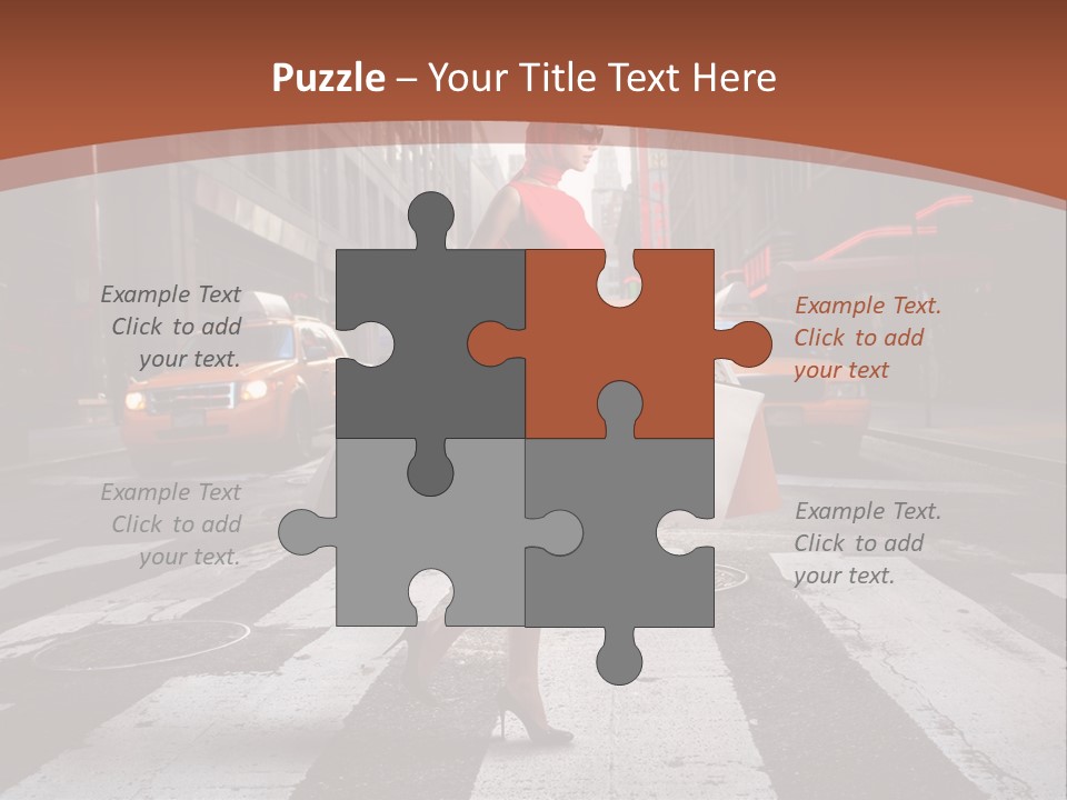 Female Bag Rich PowerPoint Template