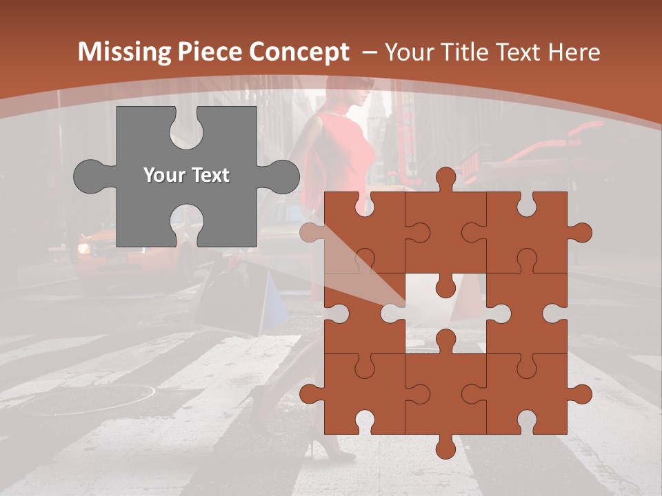 Female Bag Rich PowerPoint Template