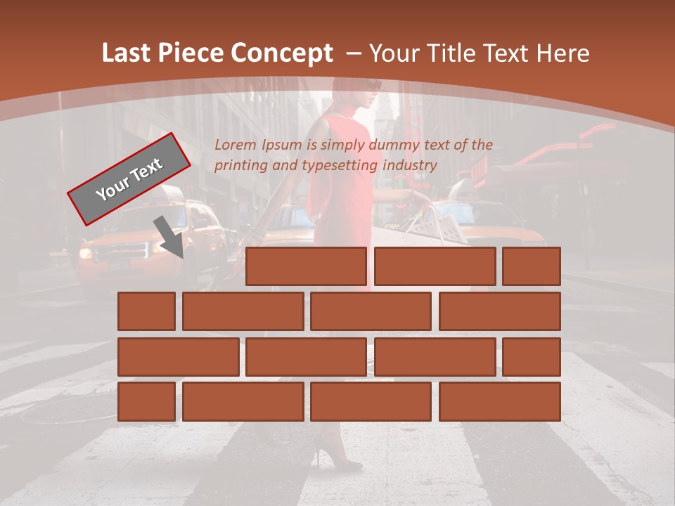 Female Bag Rich PowerPoint Template