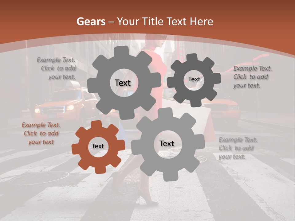 Female Bag Rich PowerPoint Template