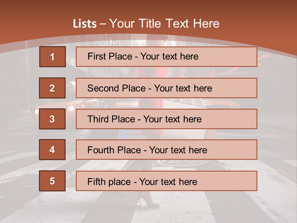 Female Bag Rich PowerPoint Template