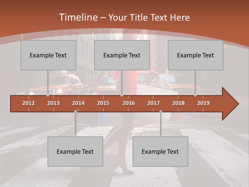 Female Bag Rich PowerPoint Template