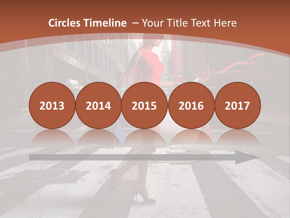 Female Bag Rich PowerPoint Template