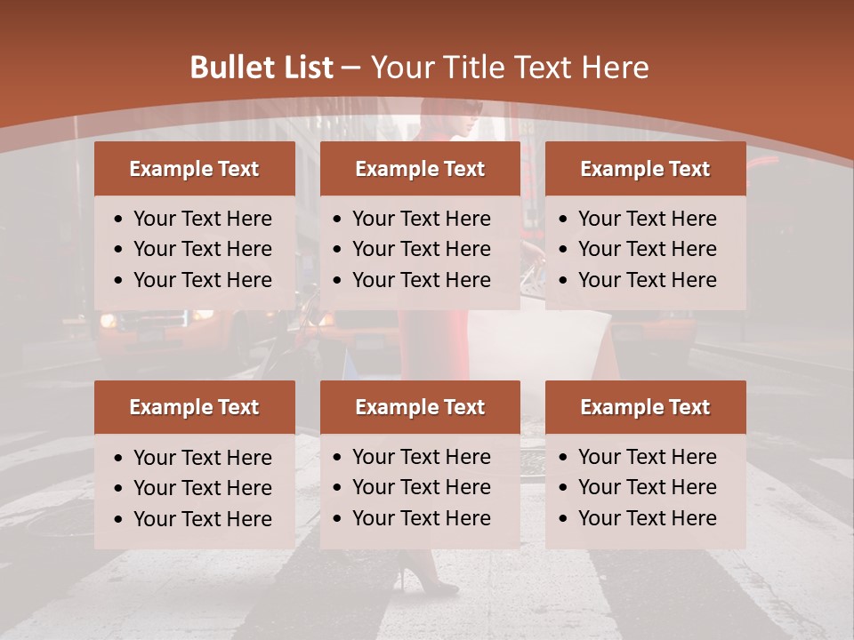 Female Bag Rich PowerPoint Template