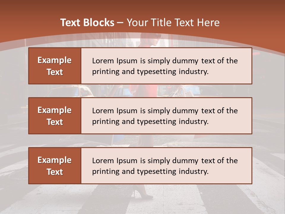 Female Bag Rich PowerPoint Template