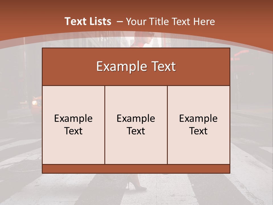 Female Bag Rich PowerPoint Template